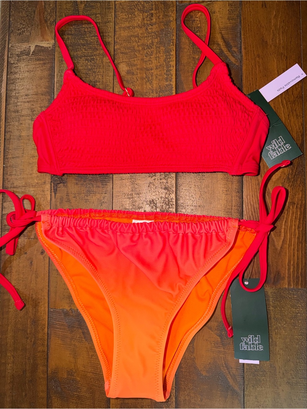 wild fable Pink & Orange Ombre Two-Piece Bikini